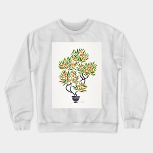 Orange Bonsai Orange Crewneck Sweatshirt